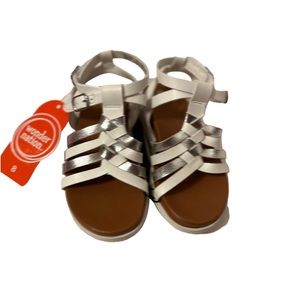 Wonder Nation Buckle Straps Sandals Size 8 NWT